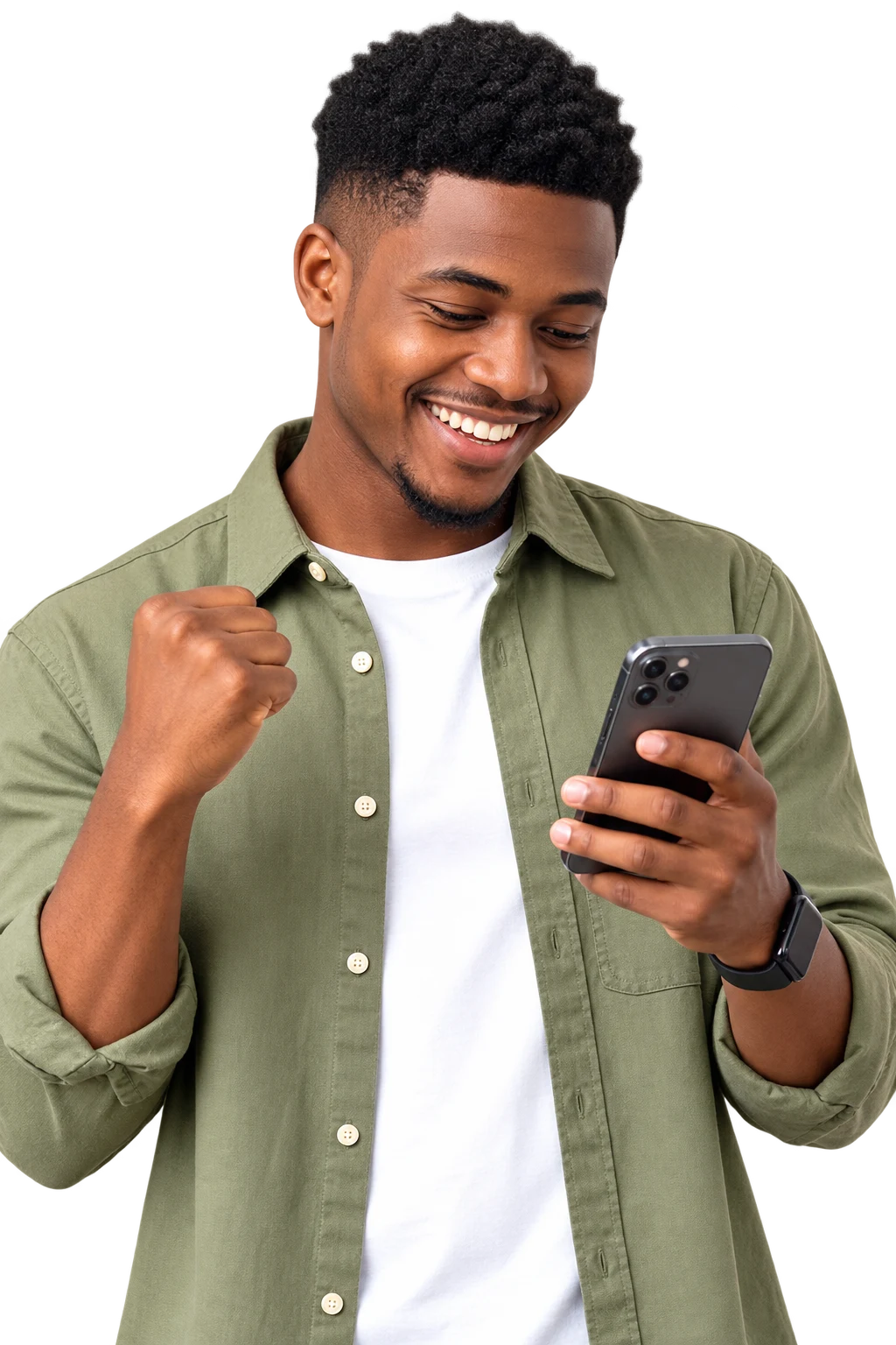 Un utilisateur consulte Caisx sur son téléphone
